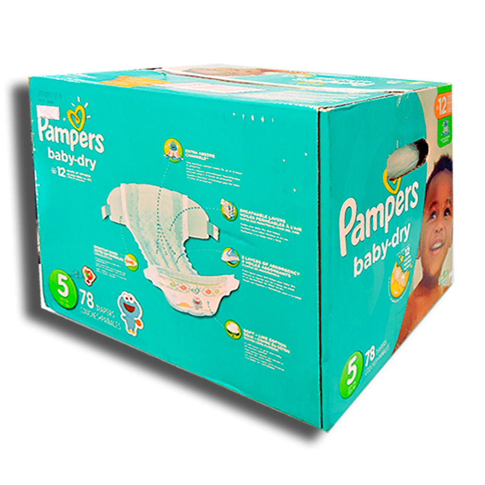 Pañal en Caja 5 Pampers 78 Unds - IC Norte