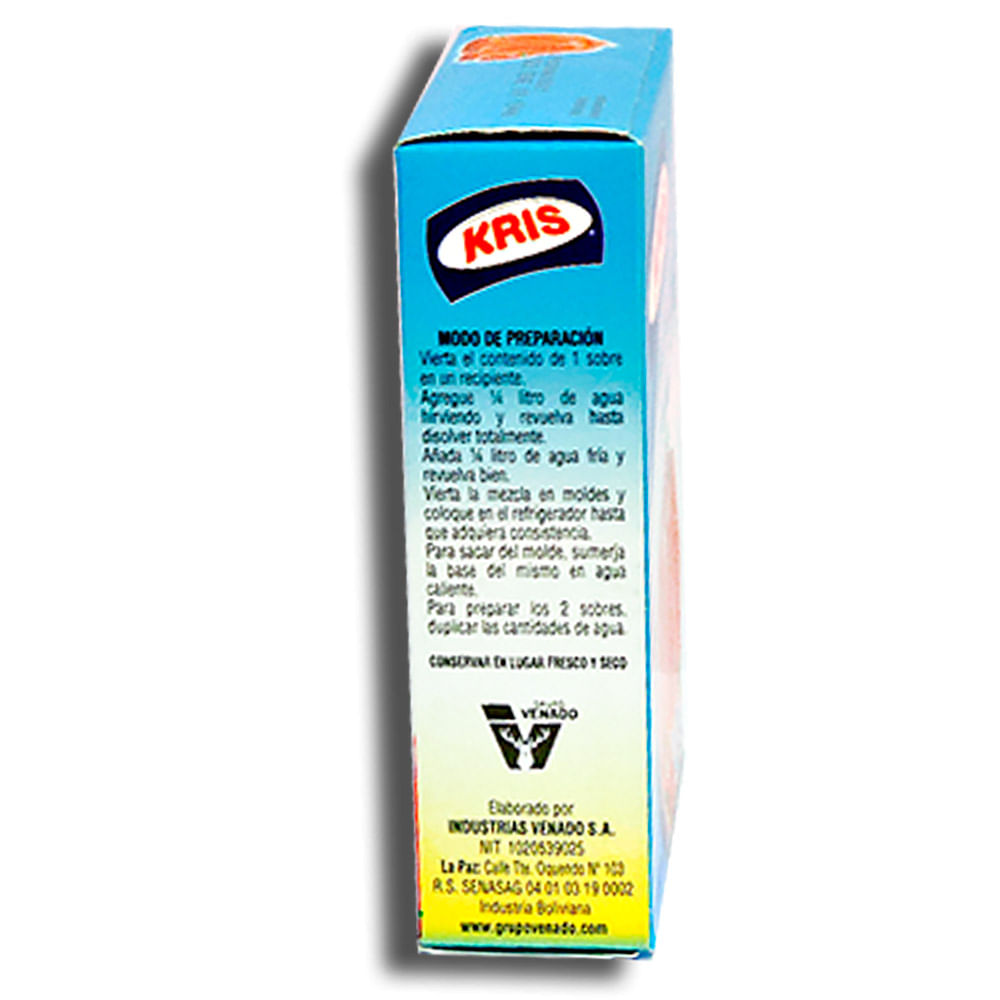 Gelatina Light Sabor Frutilla Kris 24 Gr IC Norte