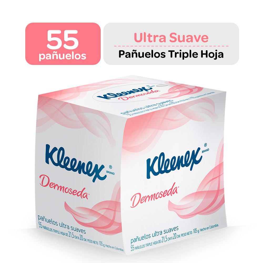 Pañuelos Faciales Kleenex Original Cubo X 60Und-Locatel Colombia - Locatel