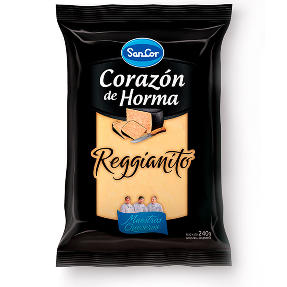 Queso Corazon De Horma Reggianito Sancor 230Gr - IC Norte