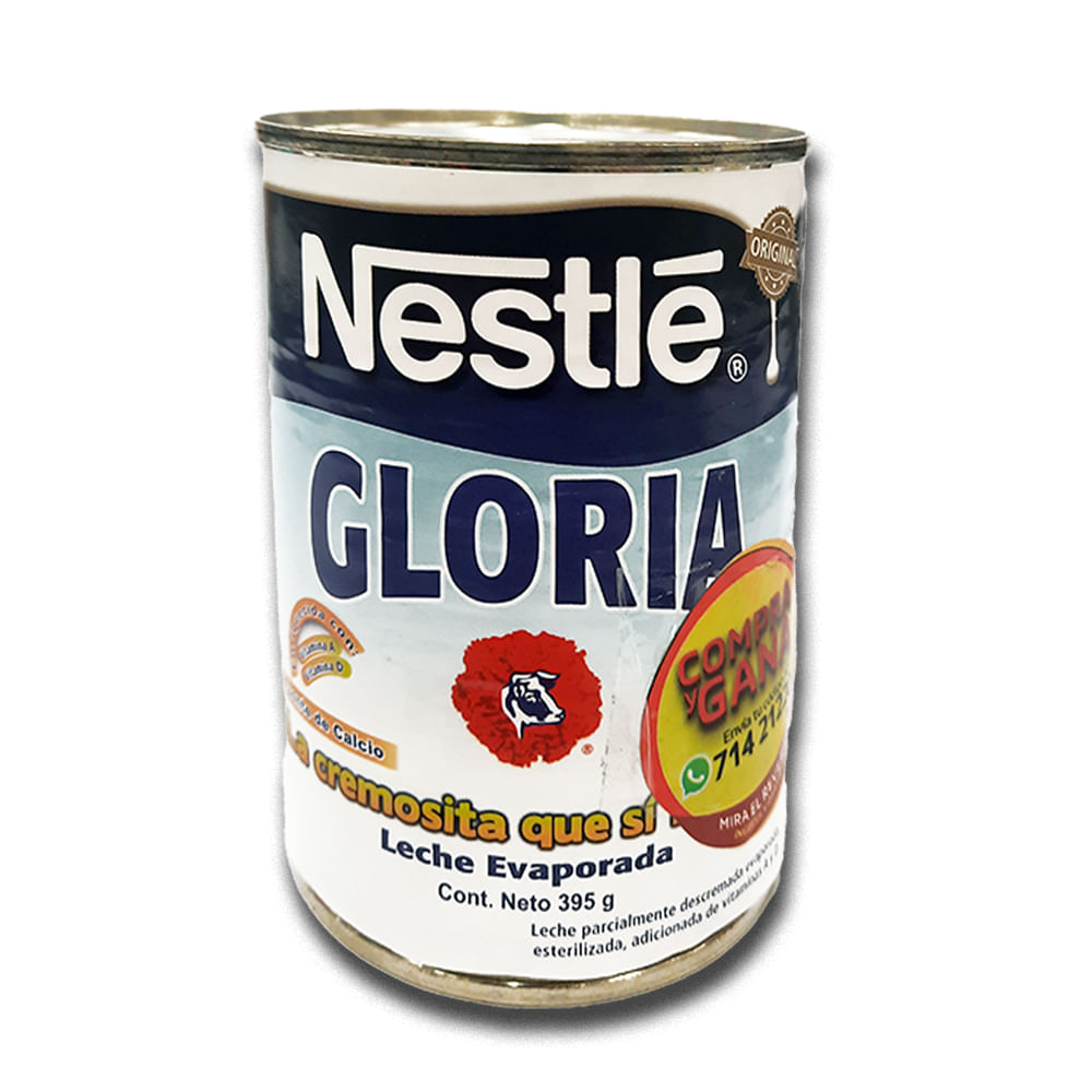 Leche Evaporada Gloria Nestle 395 Gr - IC Norte